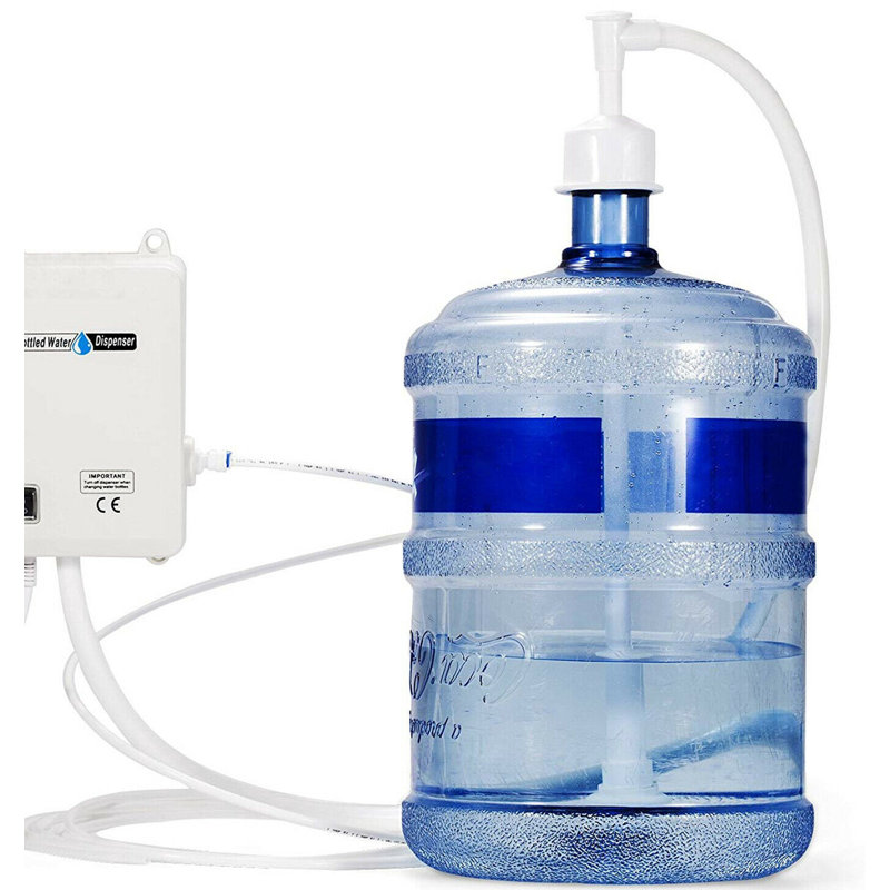 Refroidisseur d'eau électrique à chargement par le bas intégré avec options de température chaude, froide et ambiante en blanc