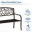 Banc d'extérieur en métal Dillyn-1603466829