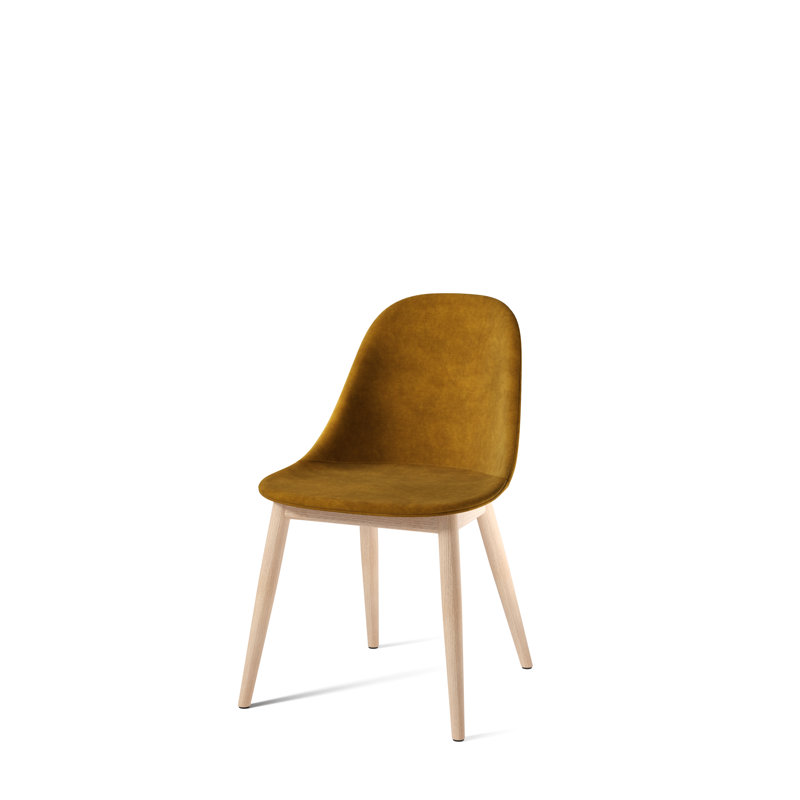 Harbour Dining Chair, Bouclé 02 Acrylic, Black Oak