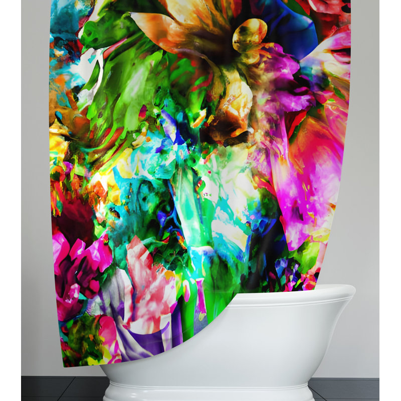 Rideau de douche Crocifissa, H 72 po x l 70 po