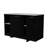 Spacious Wood Kitchen Island In Black And , Optimize Workflow Storage Stationary Grey, Ideal For