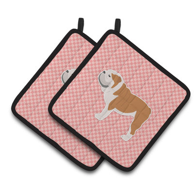 Red Barrel Studio® Gingham Potholder Set