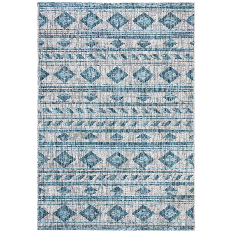 Tapis d'intérieur / extérieur Amarien Performance Southwestern, Rectangle 5 pi 3 po x 7 pi 7 po