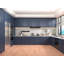 Armoire inférieure en bois massif bleu Shaker-456464479