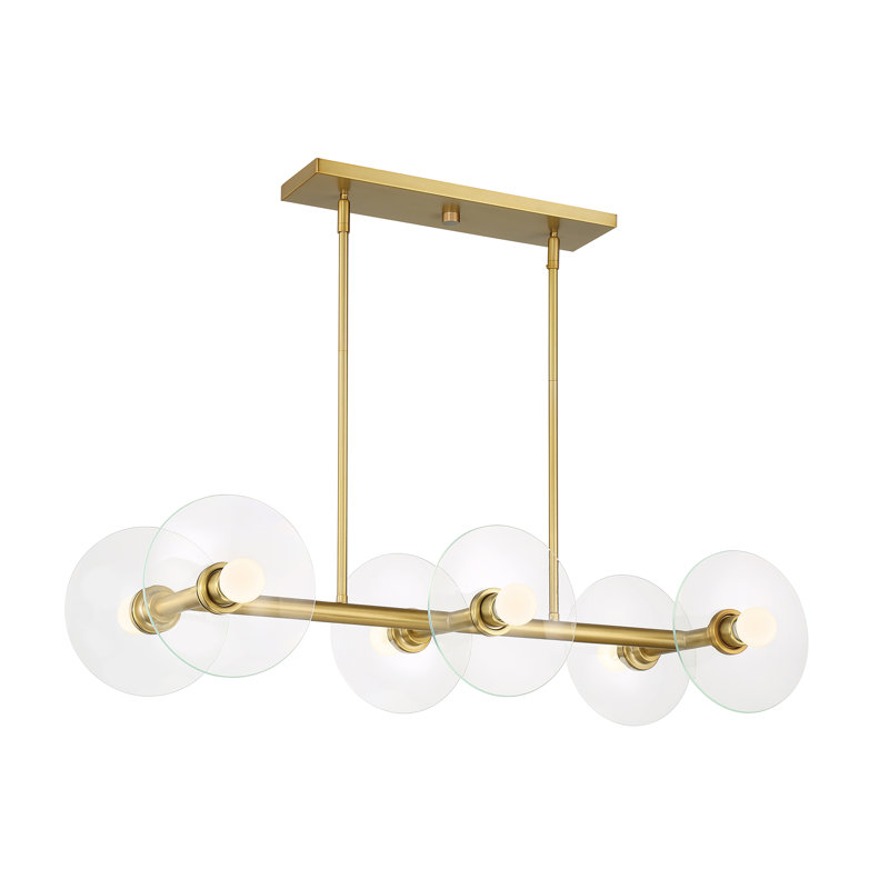 Luminaire suspendu géométrique à 6 lumières Sorento