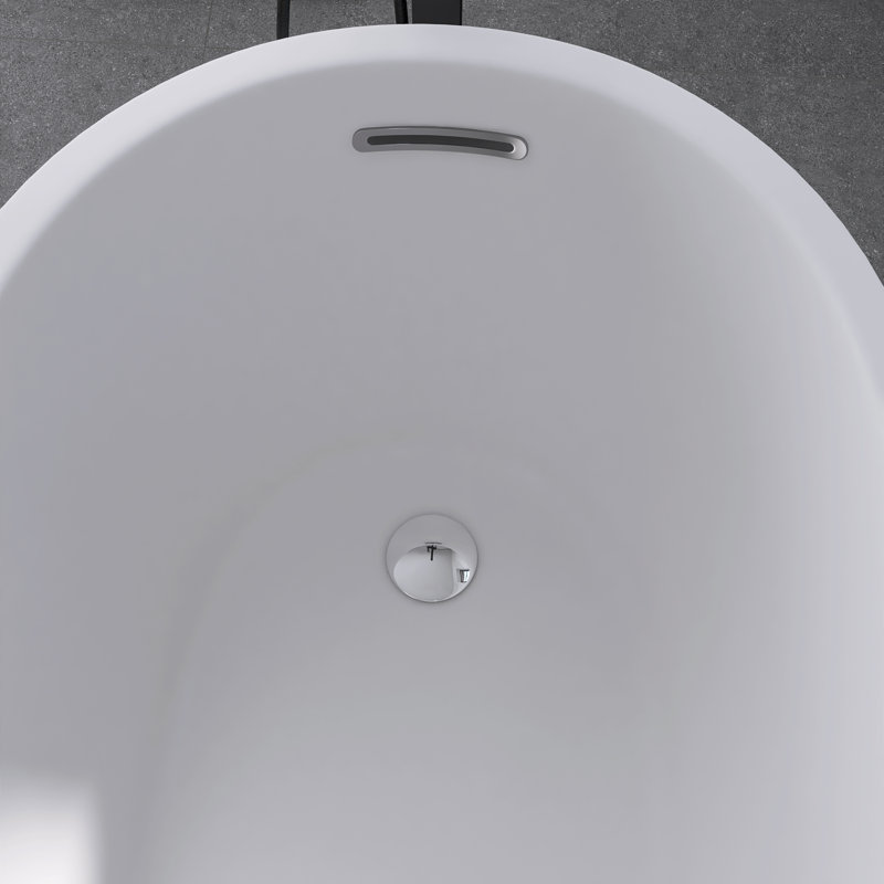 Baignoire de trempage autoportante en acrylique 67 po. X 31 po.