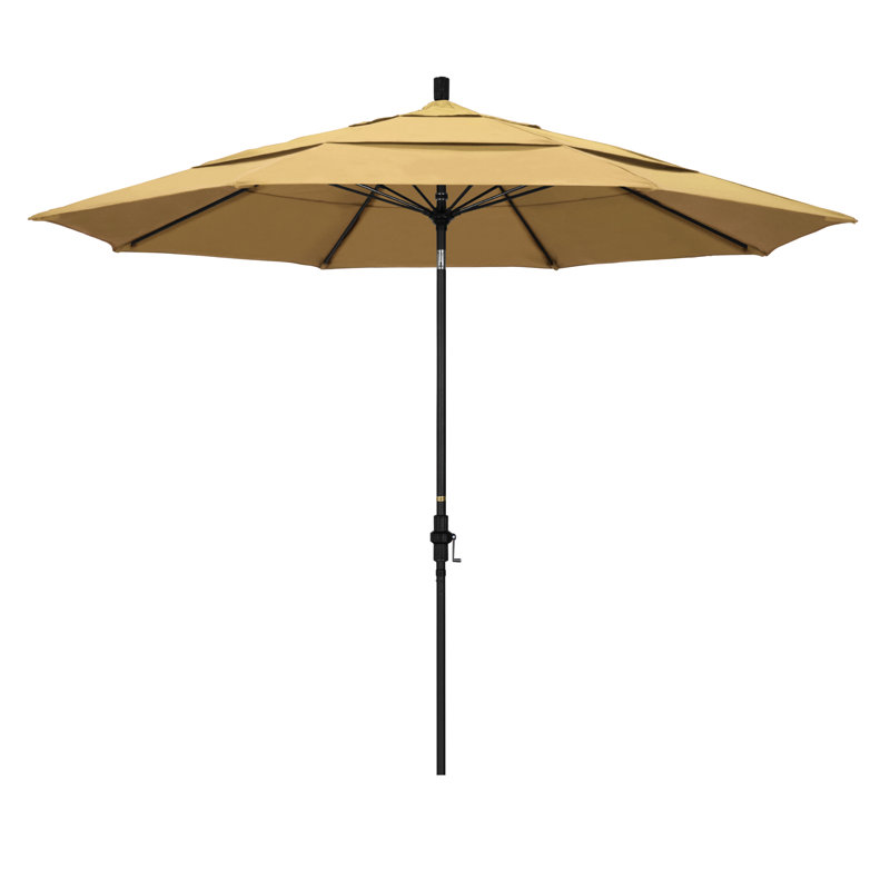 Parasol de marché 11 pi Brent, Toile toile Sunbrella® blé