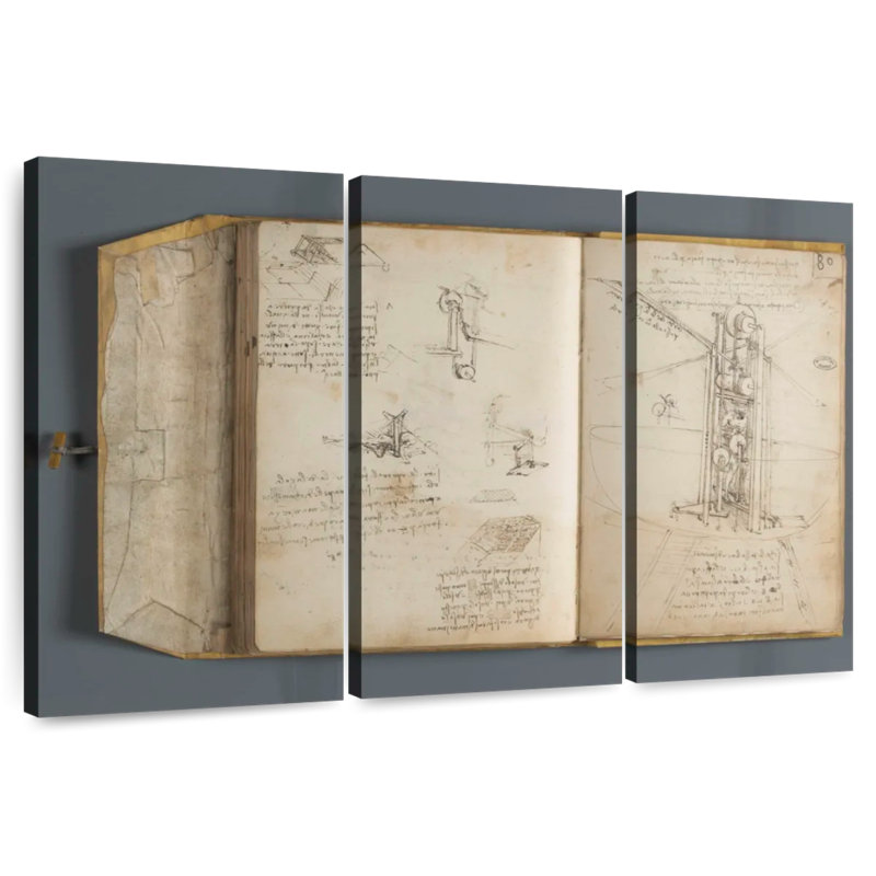 Manuscrit Kerner B 1485 à 1488, H 48 po x l 74 po