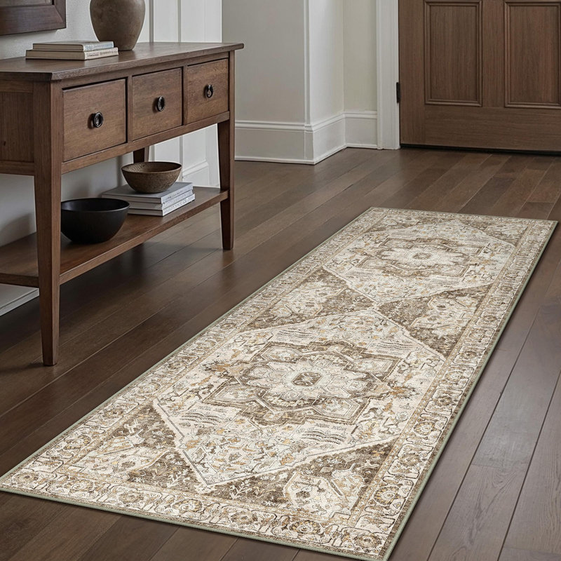 Oriental Area Rug, Runner 61 x 183 cm