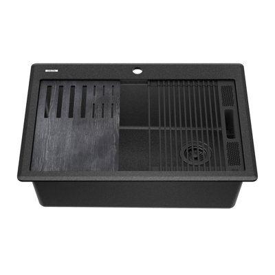 Everest™ 30" Granite Composite Workstation Sink