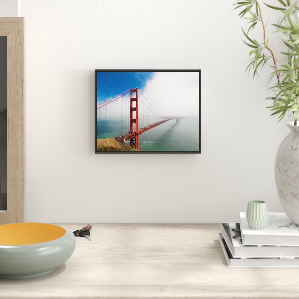 Gerahmtes Wandbild Golden Gate Bridge San Francisco