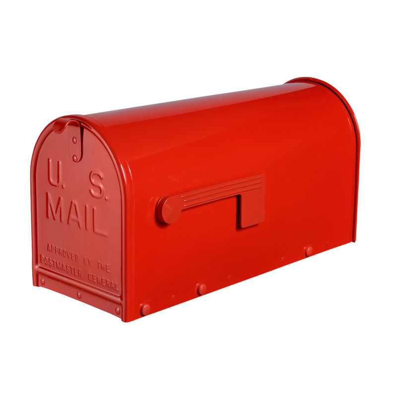 Boîte aux lettres Janzer , Blanc/rouge