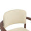 Ensemble de 2 chaises de salle à manger, bois d'hévéa robuste, siège en mousse de polyuréthane confortable, idéal pour la maison et la cuisine