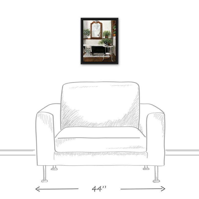 Salle de bain traditionnelle, H 15,75 po x l 12,75 po