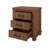 Rustic Three Drawer Reclaimed Solid Wood Farmhouse Nightstand Set Of Two