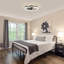 Ventilateur de plafond moderne à intensité variable de 20 po avec ensemble de lumières DEL et télécommande Blodgett-884410697