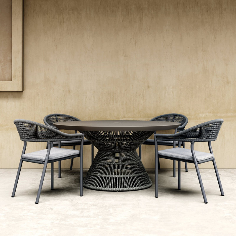 Captiva Dining Table, Brown