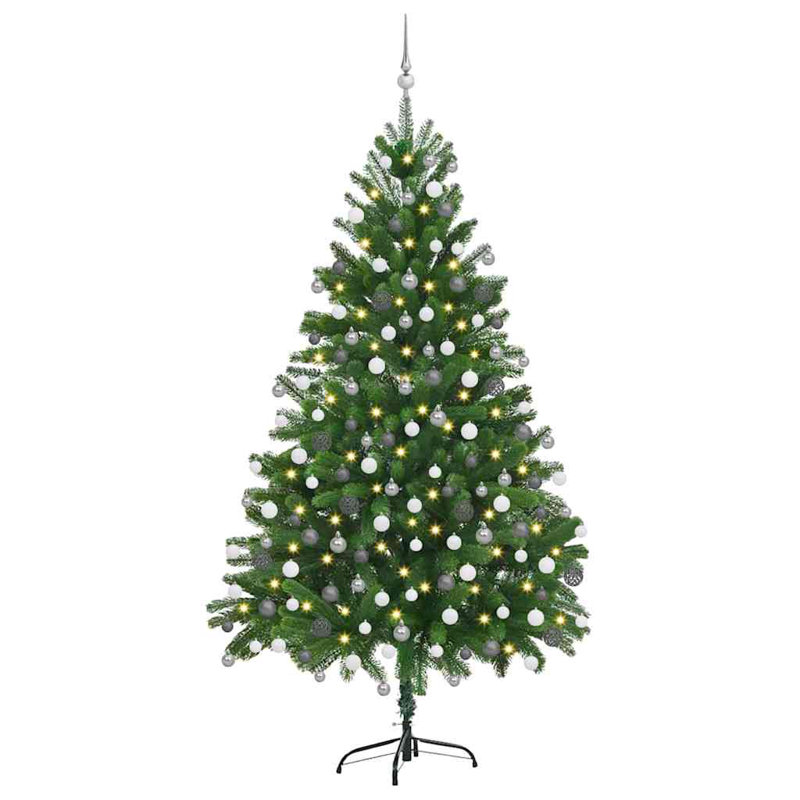 5.91' H Lighted Artificial Christmas Tree