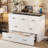 Murphy Antonin Cabinet Full Size with Charging Station, Multi-Functional Foldable Platform Antonin with 1 Large Storage Drawer for Guest Room, Small Antoninroom-389757058-389757183