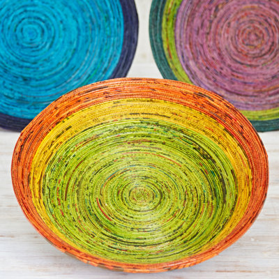 Paper Decorative Bowl - Set of 1