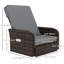 Jonson Swivel Steel Outdoor Lounge Chair-604796353