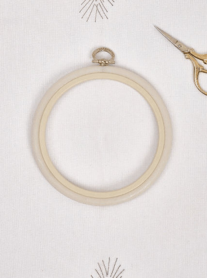 Cercle rond Flexi Hoop nurge 230-1 blanc, Blanc