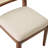 Demetruis 20''W Coastal Solid Wood Dining Chair With Rattan Backrest-2103578746