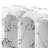 Contemporary ECC Concrete Contract Grade Grand Console Table - Bulgari White