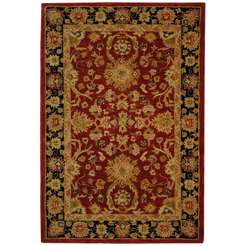 Tingley Hand Tufted Wool Pile Oriental Rug, Rectangle 8' x 10'