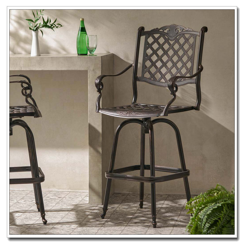 Cast Aluminium Bar Stools