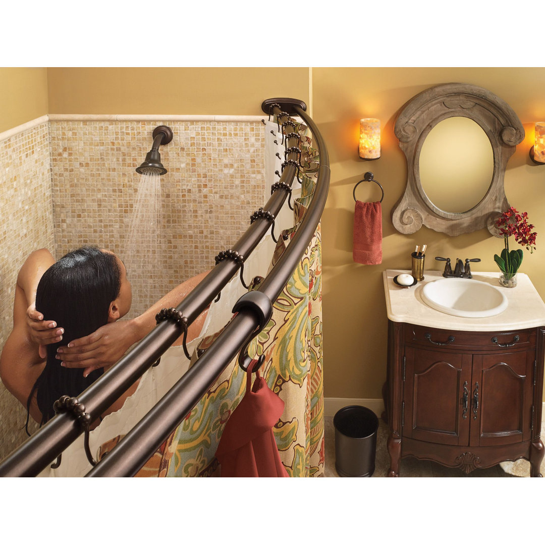 Moen Shower Curtain Hooks Moen Finish: Old World Bronze