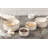 Ceramic Food Storage Containers and 4 Lids