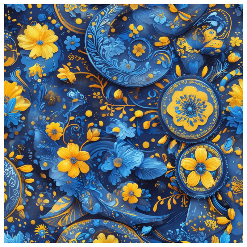  Coussins décoratifs à motif floral, 20 x 20 inches