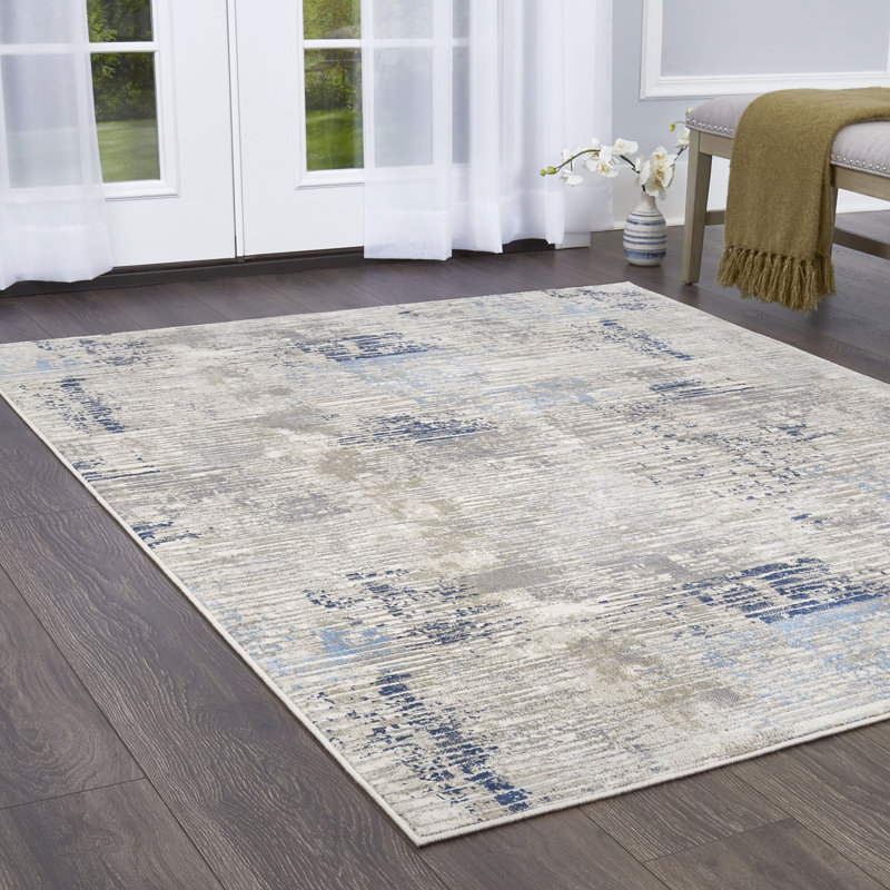 Tavernia Abstract Indoor Rug, Rectangle 6'6" x 9'6"