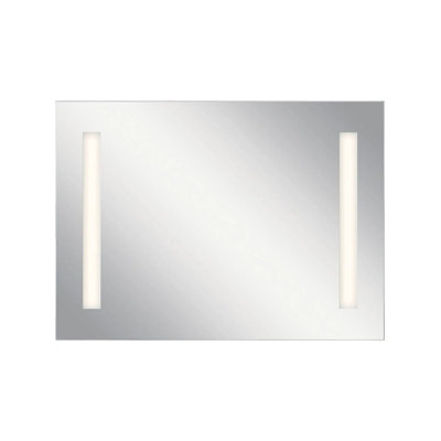36"W x 26"H 4-Light Integrated LED Backlit Mirror with Bluetooth Soundbar
