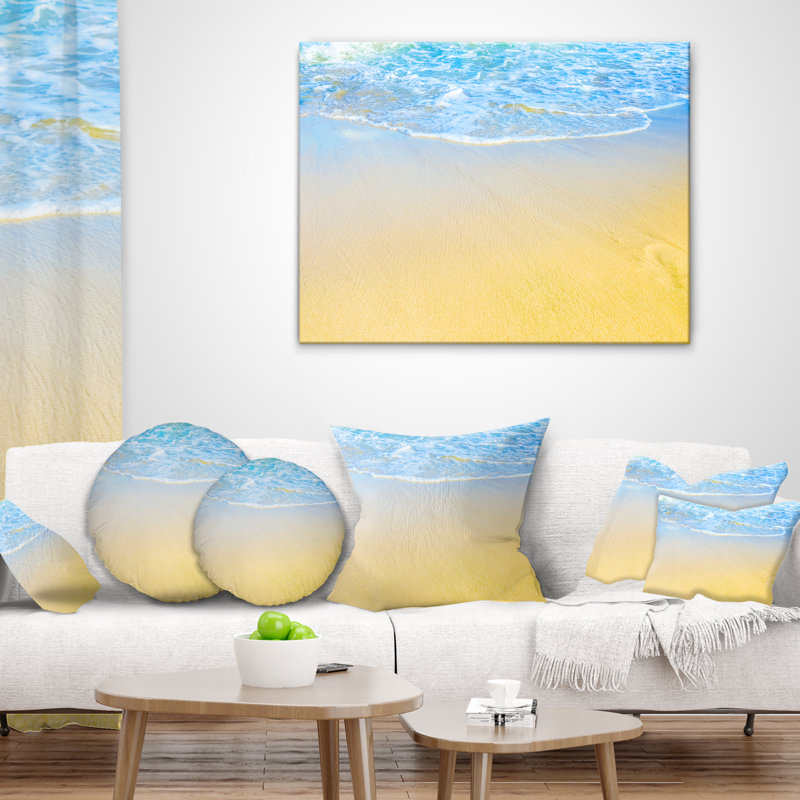 Coussin Seashore, 16 po x 1 po, Carré