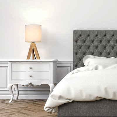 Ashleh Wood Tripod Lamp