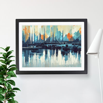 Abstract River Art Vol.3 - Framed Print