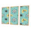 1950 Retro Pattern I - 3 pièces, reproduction sur toile encadrée-41008472-41008475
