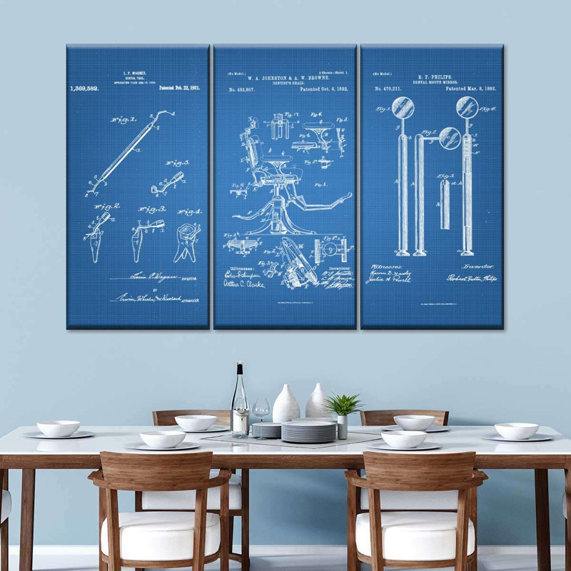 Impression sur toile de plusieurs pièces, H 38 po x l 24 po x P 1,25 po