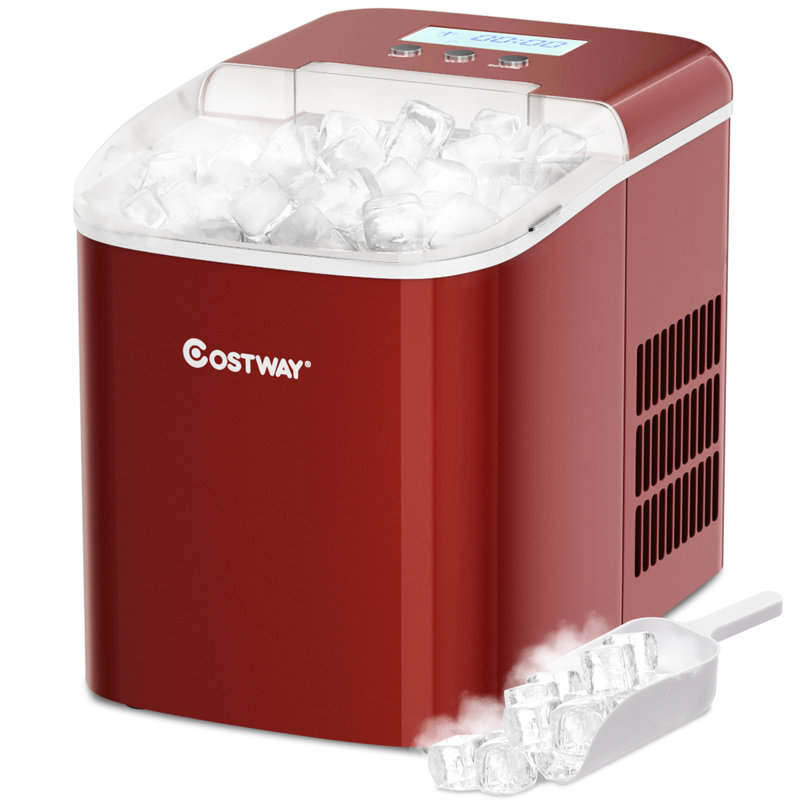 Costway Countertop Snow Cone Maker, Red