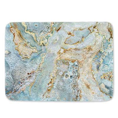 Tapis de bain en microfibre / microsuède