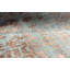 Hand-Knotted High-Quality Silver and Orange Area Rug