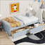 Lit simple avec 2 tiroirs-316804479