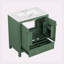 Meuble-lavabo vert 30 po avec lavabo simple