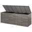 Garden Cushion Box PE Rattan 291X100.5X104 Cm-1757091932