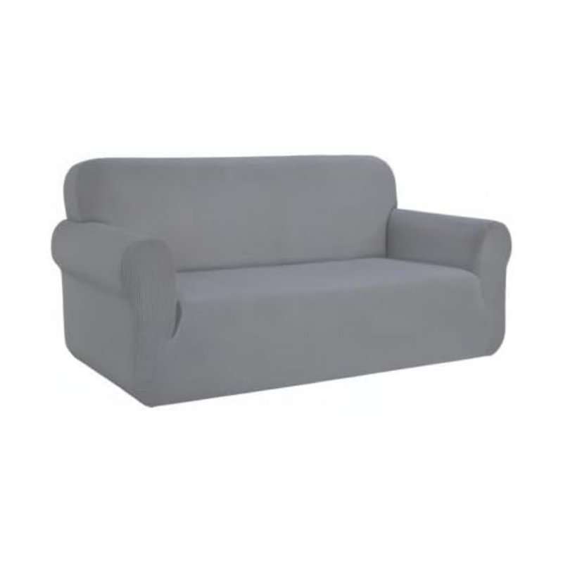Polyester Box Cushion Sofa Slipcover
