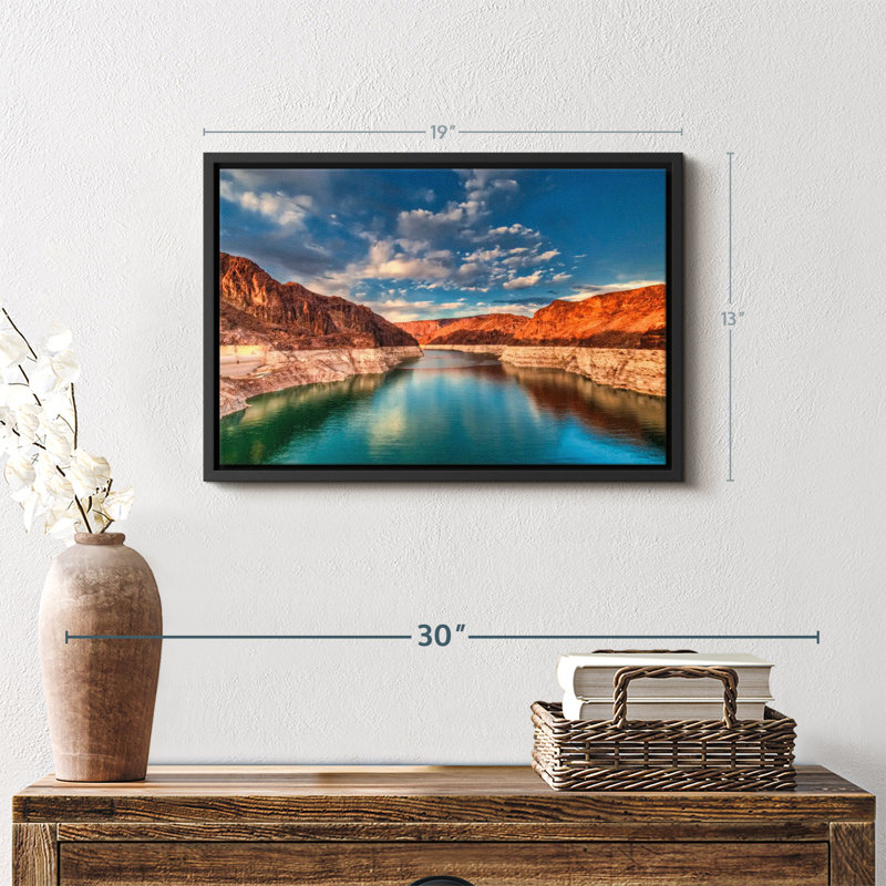Impression sur toile Hoover Dam, H 13 po x l 19 po