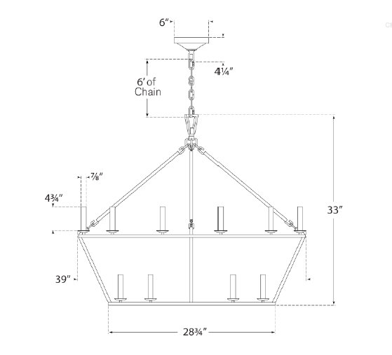 Chapman & Myers Darlana Large Two-Tiered Ring Chandelier, Golden Iron