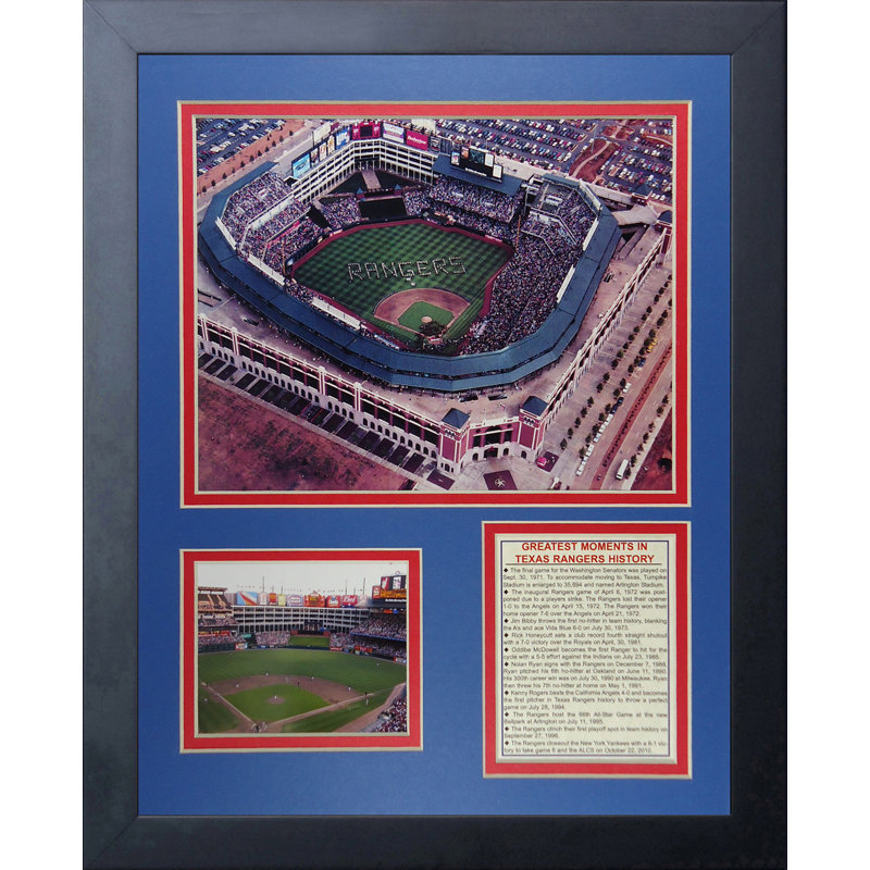 «Texas Rangers Ballpark at Arlington», souvenirs encadrés